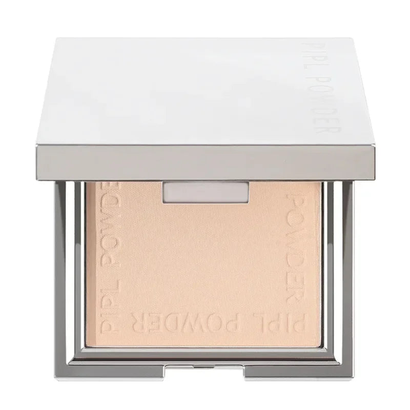 Makeup Compact Powder Concealer Silver Square Brighten Pressed Powder Oil-control Long Lasting Waterproof Girls Cosmetic Powder